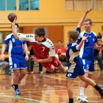 Hard to beat: The Vikings (Red shirts) were the most constant team in the Christchurch Tournament.